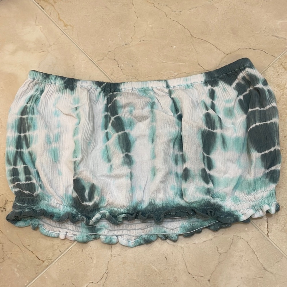 Tie dye tube top